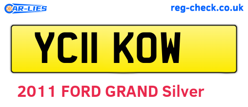 YC11KOW are the vehicle registration plates.
