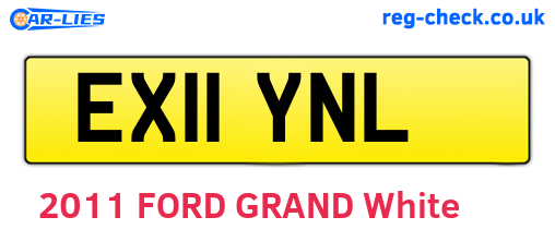 EX11YNL are the vehicle registration plates.