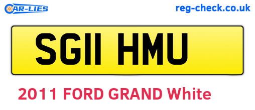 SG11HMU are the vehicle registration plates.