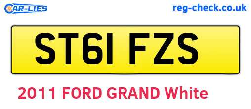 ST61FZS are the vehicle registration plates.