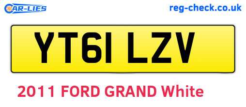 YT61LZV are the vehicle registration plates.
