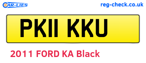 PK11KKU are the vehicle registration plates.