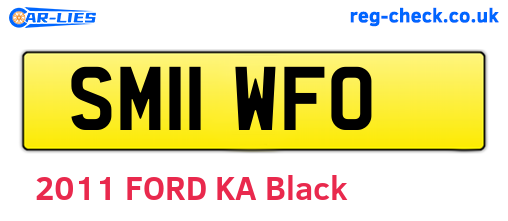 SM11WFO are the vehicle registration plates.