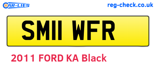 SM11WFR are the vehicle registration plates.