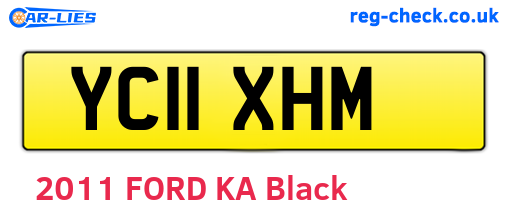 YC11XHM are the vehicle registration plates.