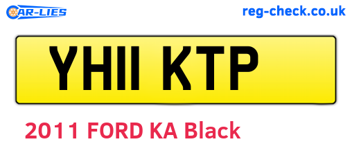 YH11KTP are the vehicle registration plates.