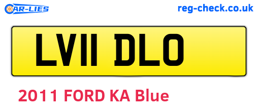 LV11DLO are the vehicle registration plates.