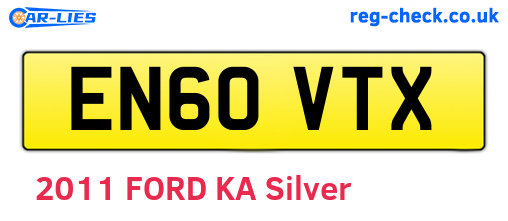 EN60VTX are the vehicle registration plates.