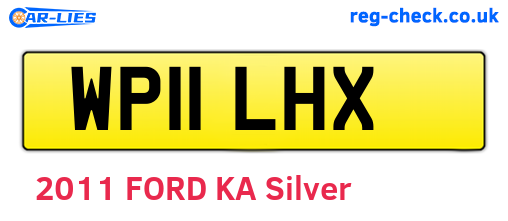 WP11LHX are the vehicle registration plates.