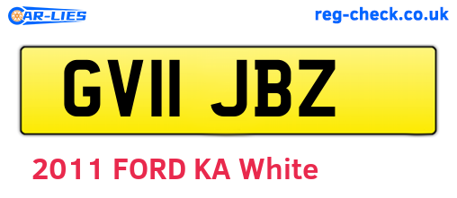 GV11JBZ are the vehicle registration plates.