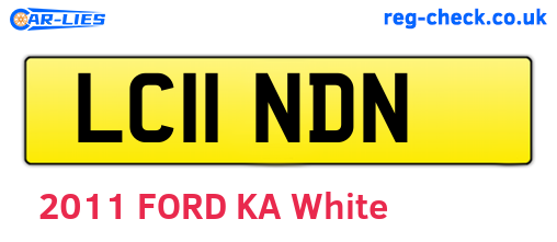 LC11NDN are the vehicle registration plates.