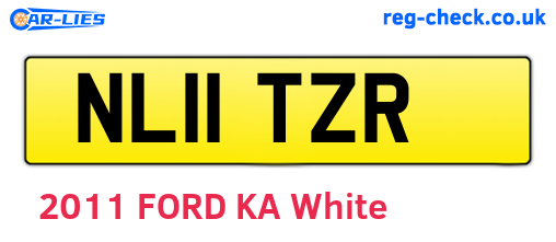 NL11TZR are the vehicle registration plates.