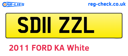 SD11ZZL are the vehicle registration plates.
