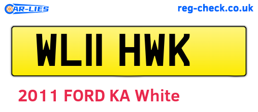 WL11HWK are the vehicle registration plates.