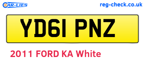 YD61PNZ are the vehicle registration plates.