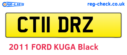 CT11DRZ are the vehicle registration plates.
