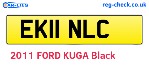 EK11NLC are the vehicle registration plates.