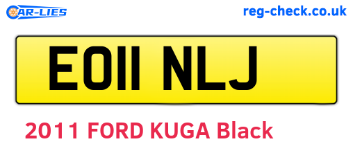 EO11NLJ are the vehicle registration plates.