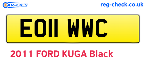 EO11WWC are the vehicle registration plates.
