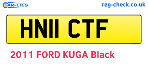 HN11CTF are the vehicle registration plates.