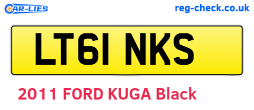 LT61NKS are the vehicle registration plates.