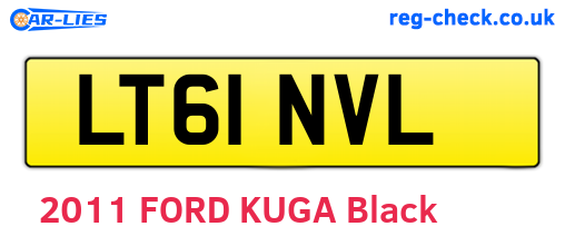 LT61NVL are the vehicle registration plates.