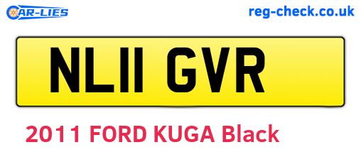 NL11GVR are the vehicle registration plates.