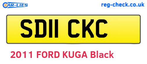 SD11CKC are the vehicle registration plates.