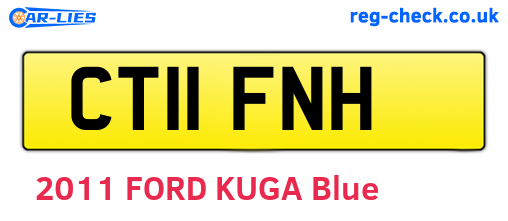 CT11FNH are the vehicle registration plates.