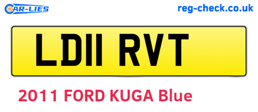 LD11RVT are the vehicle registration plates.