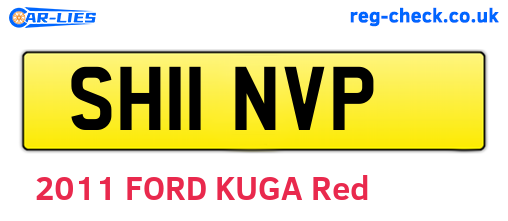 SH11NVP are the vehicle registration plates.