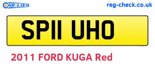 SP11UHO are the vehicle registration plates.