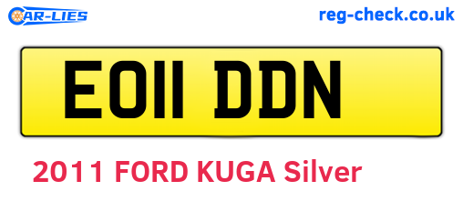 EO11DDN are the vehicle registration plates.