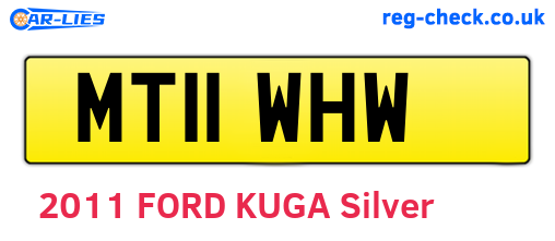 MT11WHW are the vehicle registration plates.