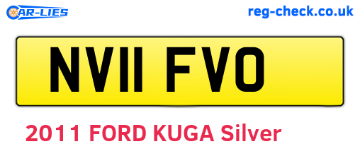 NV11FVO are the vehicle registration plates.