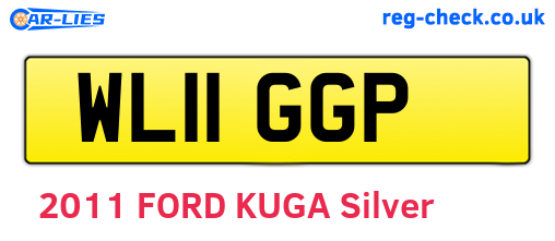 WL11GGP are the vehicle registration plates.