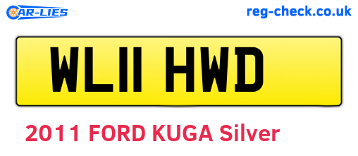 WL11HWD are the vehicle registration plates.