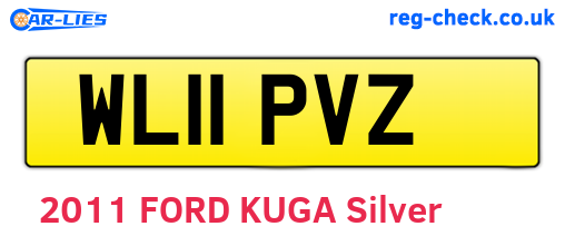 WL11PVZ are the vehicle registration plates.