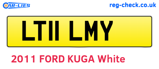 LT11LMY are the vehicle registration plates.