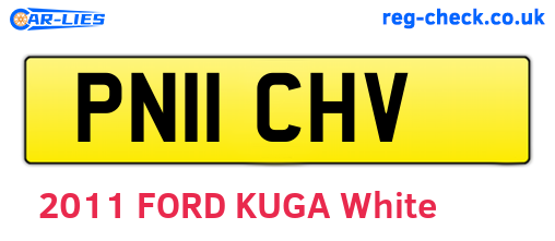 PN11CHV are the vehicle registration plates.