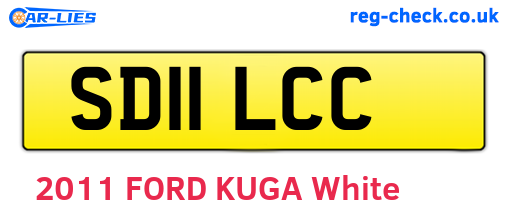 SD11LCC are the vehicle registration plates.