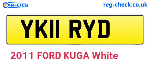 YK11RYD are the vehicle registration plates.