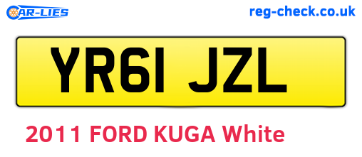 YR61JZL are the vehicle registration plates.