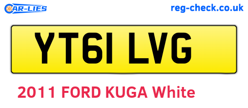 YT61LVG are the vehicle registration plates.