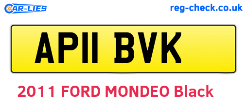 AP11BVK are the vehicle registration plates.