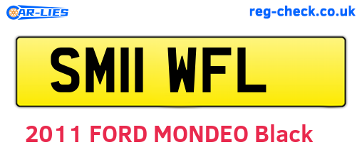 SM11WFL are the vehicle registration plates.
