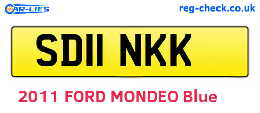 SD11NKK are the vehicle registration plates.