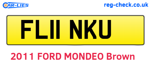 FL11NKU are the vehicle registration plates.