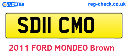 SD11CMO are the vehicle registration plates.
