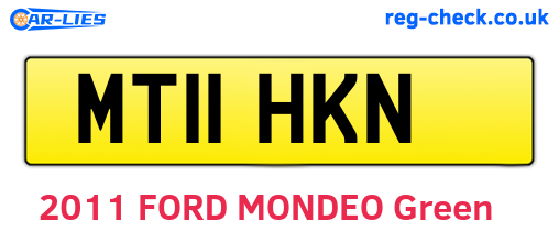MT11HKN are the vehicle registration plates.